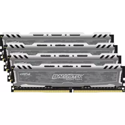 Модуль памяти для компьютера DDR4 16GB (4x4GB) 2400 MHz Ballistix Sport Micron (BLS4C4G4D240FSB) - 1 Модуль памяти для компьютера DDR4 16GB (4x4GB) 2400 MHz Ballistix Sport Micron (BLS4C4G4D240FSB) - 1