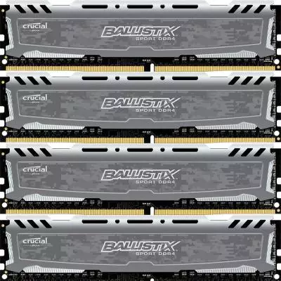 Модуль памяти для компьютера DDR4 32GB (4x8GB) 2400 MHz Ballistix Sport Micron (BLS4C8G4D240FSB)