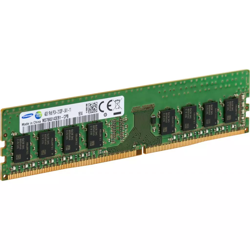 Модуль памяти для компьютера DDR4 4GB 2133 MHz Samsung (M378A5143EB1-CPB) - 2 Модуль памяти для компьютера DDR4 4GB 2133 MHz Samsung (M378A5143EB1-CPB) - 2