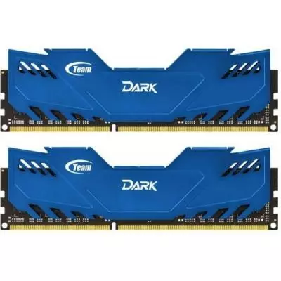 Модуль памяти для компьютера DDR4 16GB (2x8GB) 2666 MHz Dark Blue Team (TDBED416G2666HC15ADC01)