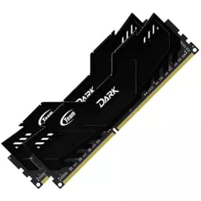 Модуль памяти для компьютера DDR4 8GB (2x4GB) 2666 MHz Dark Black Team (TDKED48G2666HC15ADC01) - 1 Модуль памяти для компьютера DDR4 8GB (2x4GB) 2666 MHz Dark Black Team (TDKED48G2666HC15ADC01) - 1