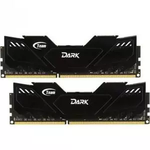 Модуль памяти для компьютера DDR4 8GB (2x4GB) 2666 MHz Dark Black Team (TDKED48G2666HC15ADC01)