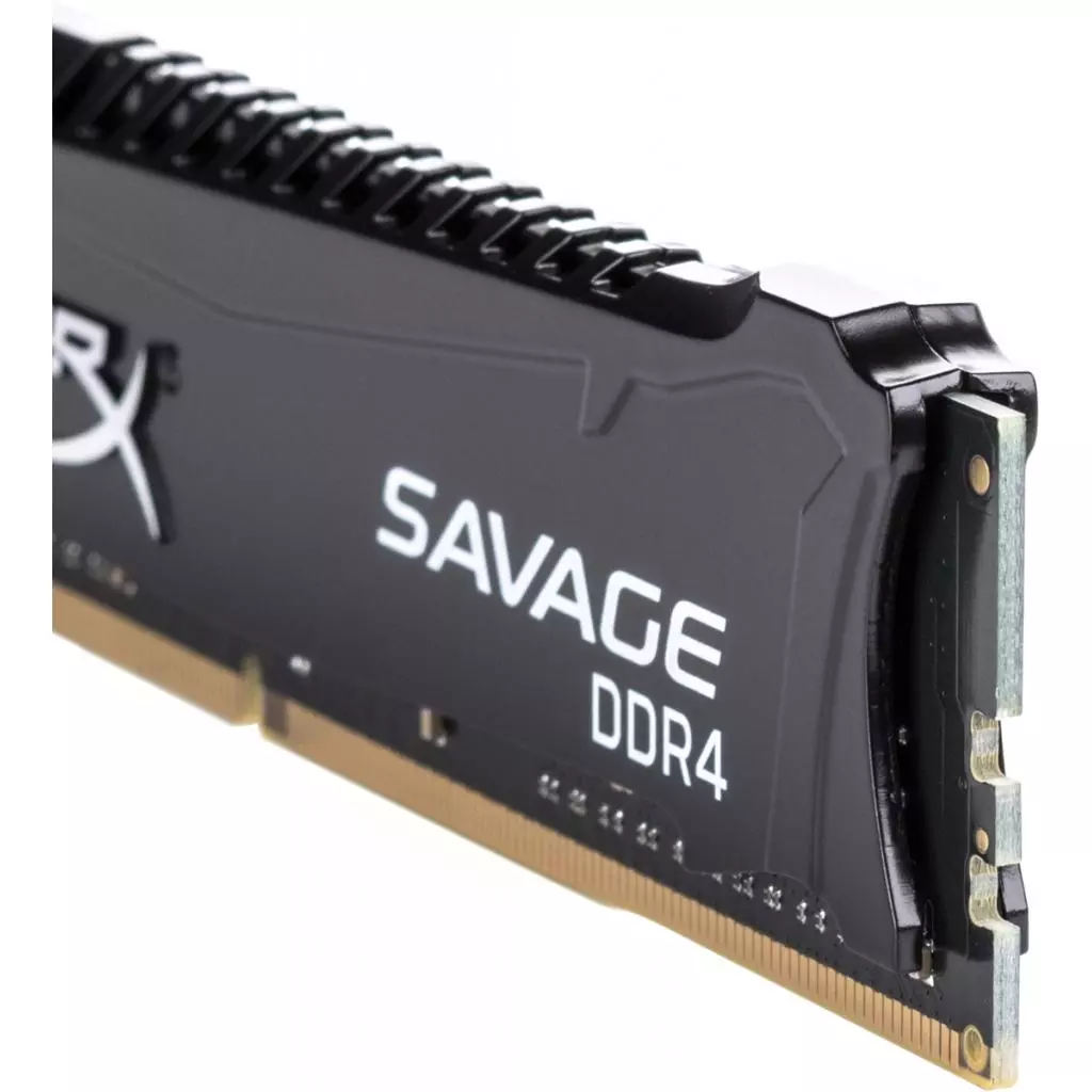 Модуль памяти для компьютера DDR4 8GB 2666 MHz HyperX Savage Black Kingston Fury (ex.HyperX) (HX426C13SB2/8) - 2