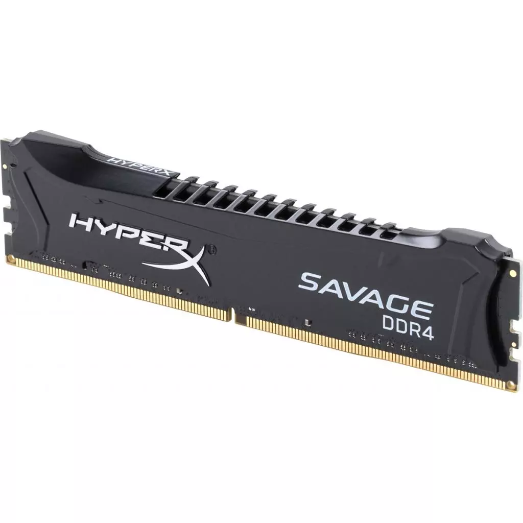 Модуль памяти для компьютера DDR4 8GB 2666 MHz HyperX Savage Black Kingston Fury (ex.HyperX) (HX426C13SB2/8) - 4