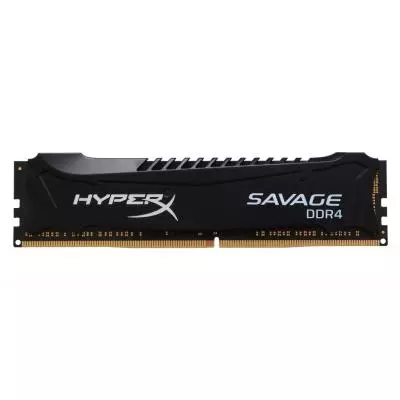 Модуль памяти для компьютера DDR4 4GB 3000 MHz Savage Blak Kingston Fury (ex.HyperX) (HX430C15SB2/4)