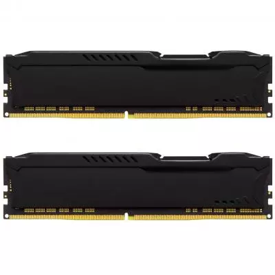 Модуль памяти для компьютера DDR4 16GB (2x8GB) 2400 MHz HyperX FURY Black Kingston Fury (ex.HyperX) (HX424C15FB2K2/16) - 2 Модуль памяти для компьютера DDR4 16GB (2x8GB) 2400 MHz HyperX FURY Black Kingston Fury (ex.HyperX) (HX424C15FB2K2/16) - 2
