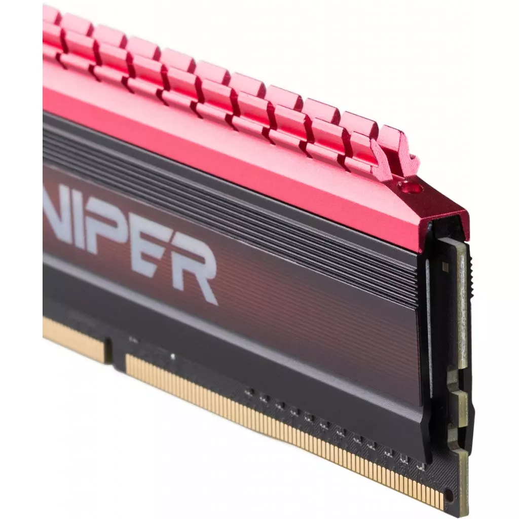 Модуль памяти для компьютера DDR4 16GB (2x8GB) 2666 MHz PE-V4 BLK/RED DUALCH Patriot (PV416G266C5K) - 2 Модуль памяти для компьютера DDR4 16GB (2x8GB) 2666 MHz PE-V4 BLK/RED DUALCH Patriot (PV416G266C5K) - 2