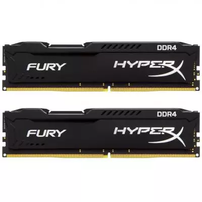 Модуль памяти для компьютера DDR4 32GB (2x16GB) 2133 MHz HyperX FURY Black Kingston Fury (ex.HyperX) (HX421C14FBK2/32)