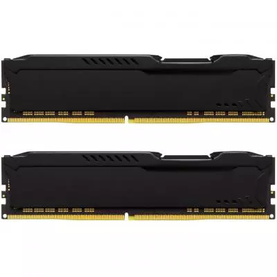 Модуль памяти для компьютера DDR4 32GB (2x16GB) 2400 MHz HyperX FURY Black Kingston Fury (ex.HyperX) (HX424C15FBK2/32) - 2