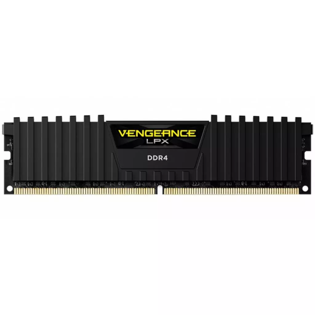 Модуль памяти для компьютера DDR4 16GB 2666 MHz Vengeance LPX Black Corsair (CMK16GX4M1A2666C16)