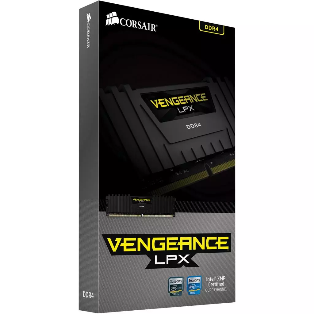 Модуль памяти для компьютера DDR4 8GB (2x4GB) 3200 MHz Vengeance LPX Black Corsair (CMK8GX4M2B3200C16) - 3