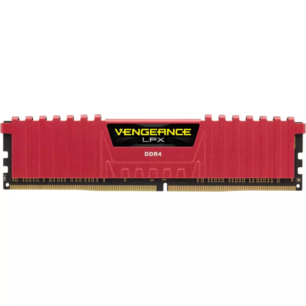 Модуль памяти для компьютера DDR4 8GB 2400 MHz Vengeance LPX Red Corsair (CMK8GX4M1A2400C16R)
