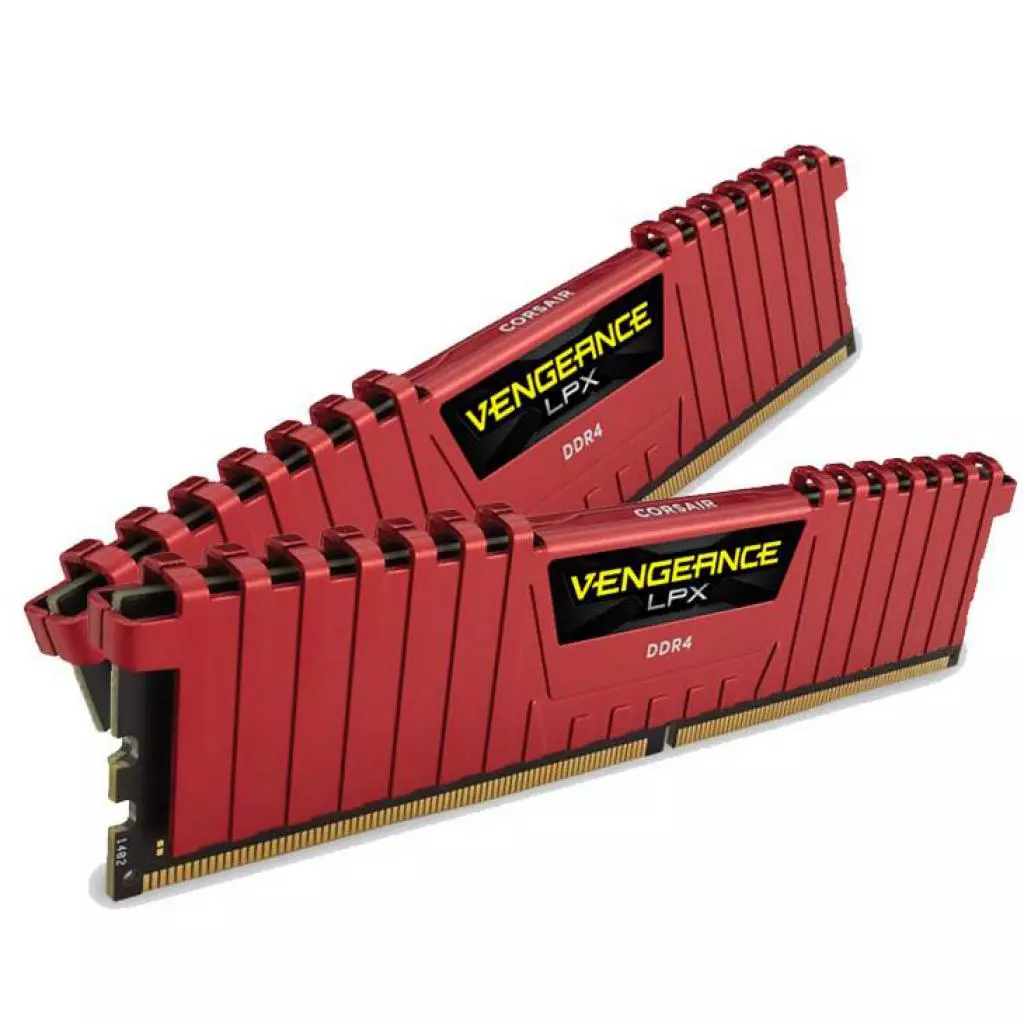 Модуль памяти для компьютера DDR4 8GB (2x4GB) 3200 MHz Vengeance LPX Red Corsair (CMK8GX4M2B3200C16R) - 2 Модуль памяти для компьютера DDR4 8GB (2x4GB) 3200 MHz Vengeance LPX Red Corsair (CMK8GX4M2B3200C16R) - 2