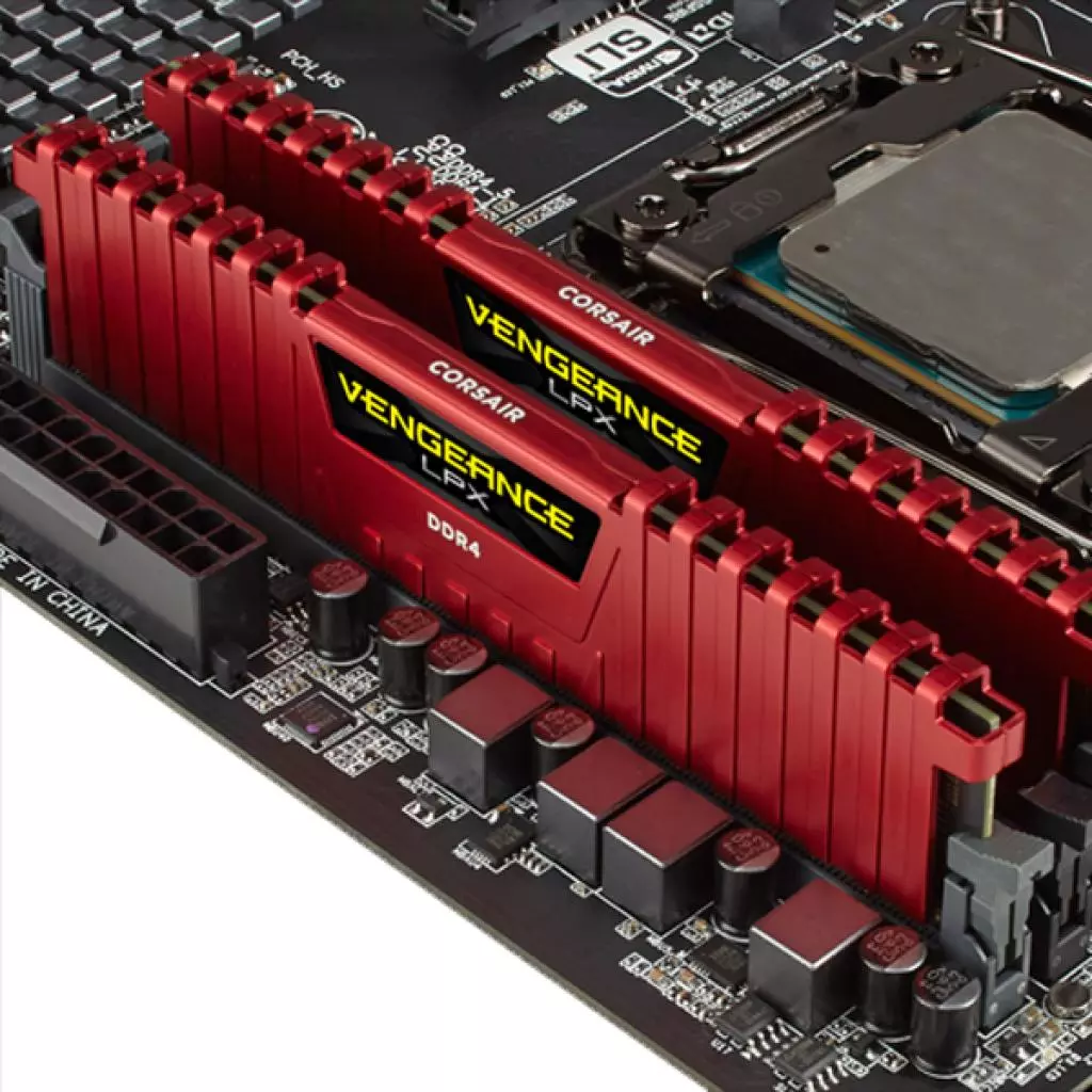 Модуль памяти для компьютера DDR4 8GB (2x4GB) 3200 MHz Vengeance LPX Red Corsair (CMK8GX4M2B3200C16R) - 4 Модуль памяти для компьютера DDR4 8GB (2x4GB) 3200 MHz Vengeance LPX Red Corsair (CMK8GX4M2B3200C16R) - 4