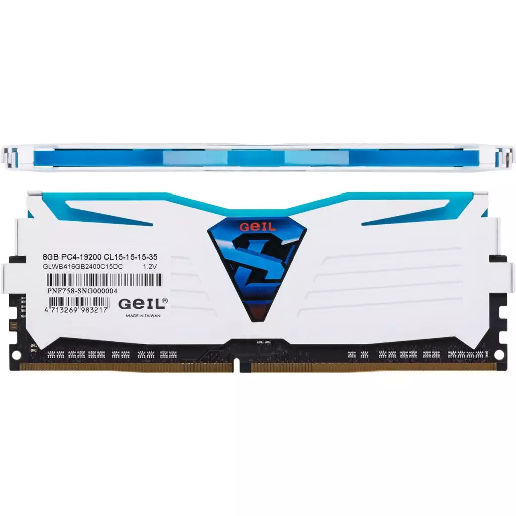 Модуль памяти для компьютера DDR4 16GB (2x8GB) 2400 MHz EVO Potenza Heatsink System Geil (GLWB416GB2400C15DC) - 1