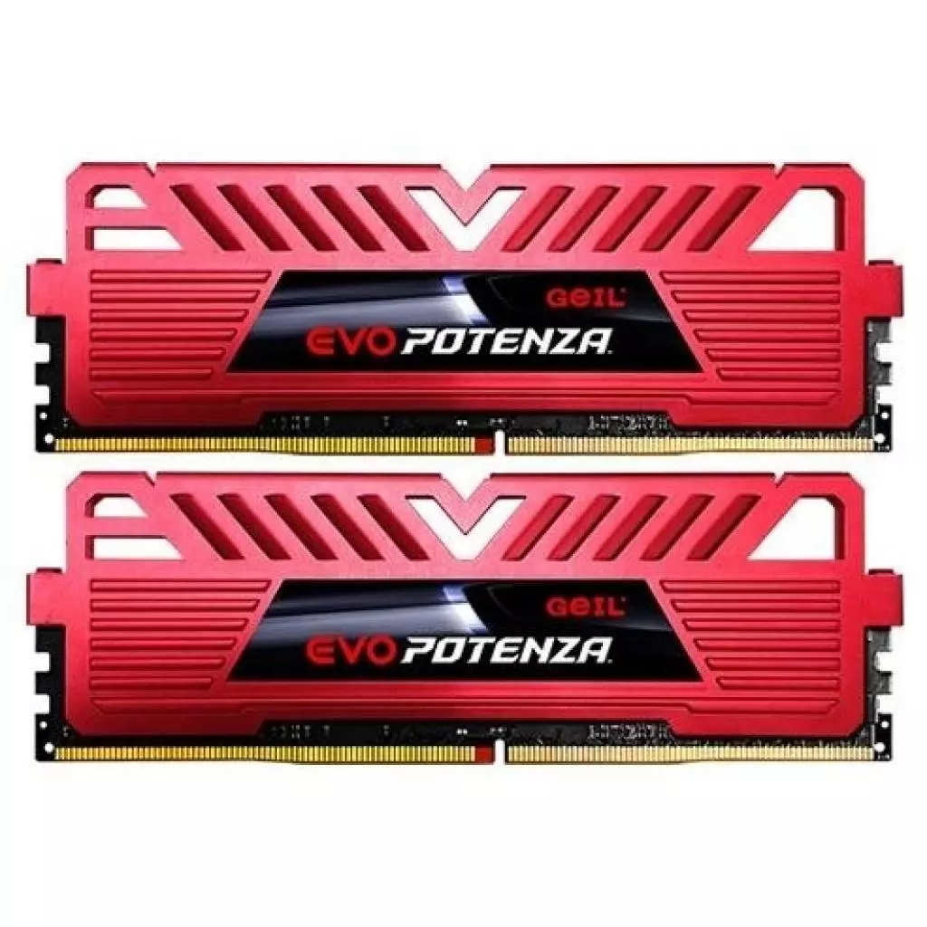 Модуль памяти для компьютера DDR4 16GB (2x8GB) 2400 MHz EVO Potenza Heatsink System Geil (GLWB416GB2400C15DC)