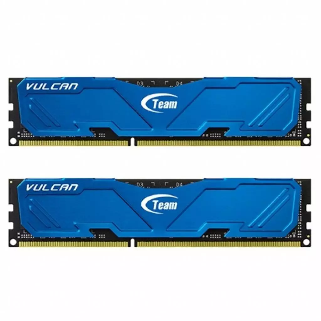 Модуль памяти для компьютера DDR3 16GB (2x8GB) 2400 MHz Vulcan Blue Team (TLBED316G2400HC11CDC01)