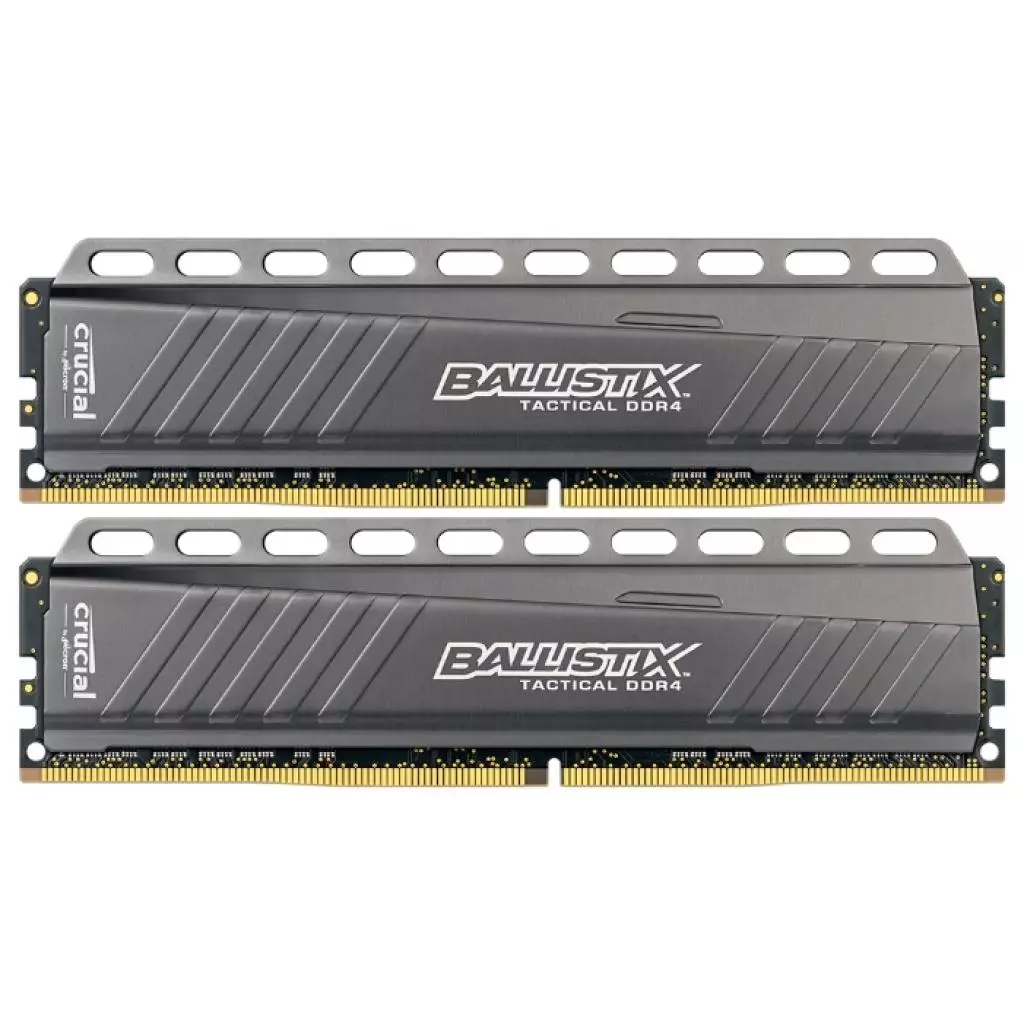 Модуль памяти для компьютера DDR4 16GB (2x8GB) 2666 MHz Ballistix Tactical Micron (BLT2C8G4D26AFTA)