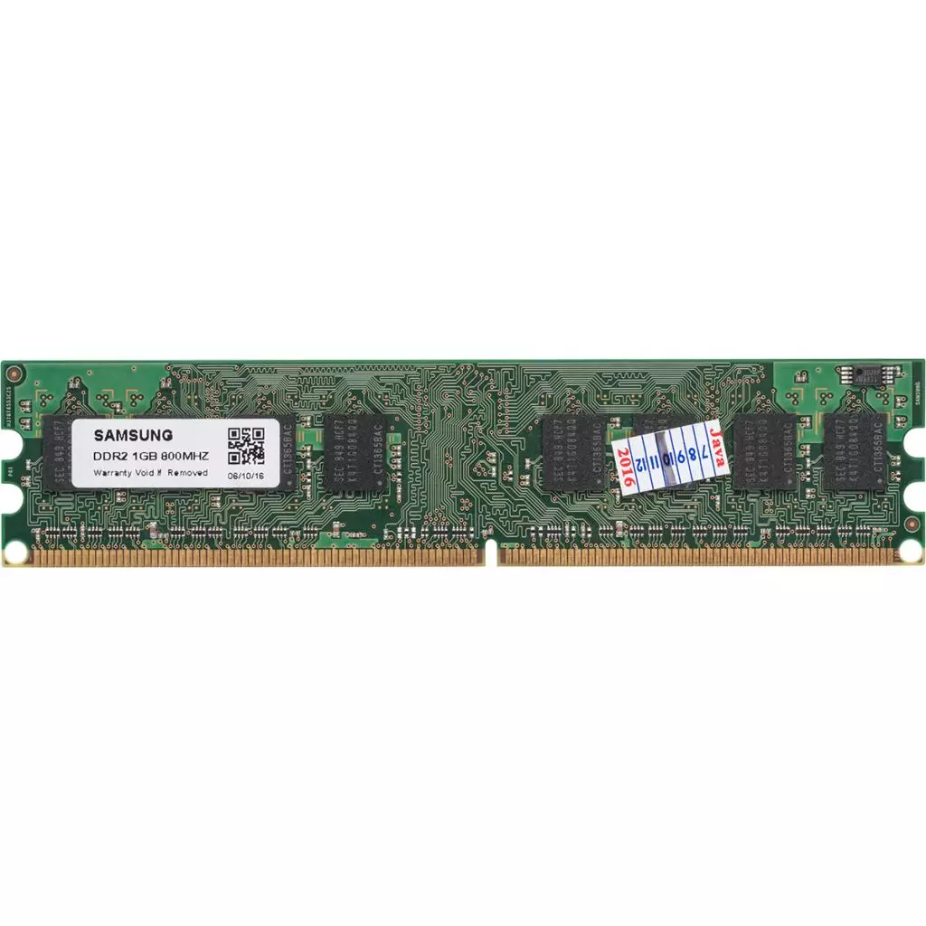 Модуль памяти для компьютера DDR2 1GB 800 MHz Samsung (K4T51083GF) - 1 Модуль памяти для компьютера DDR2 1GB 800 MHz Samsung (K4T51083GF) - 1
