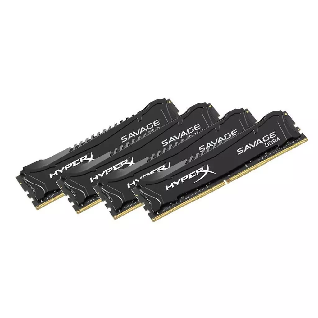 Модуль памяти для компьютера DDR4 32GB (4x8GB) 2666 MHz HyperX Savage BLACK Kingston Fury (ex.HyperX) (HX426C13SB2K4/32) - 1 Модуль памяти для компьютера DDR4 32GB (4x8GB) 2666 MHz HyperX Savage BLACK Kingston Fury (ex.HyperX) (HX426C13SB2K4/32) - 1