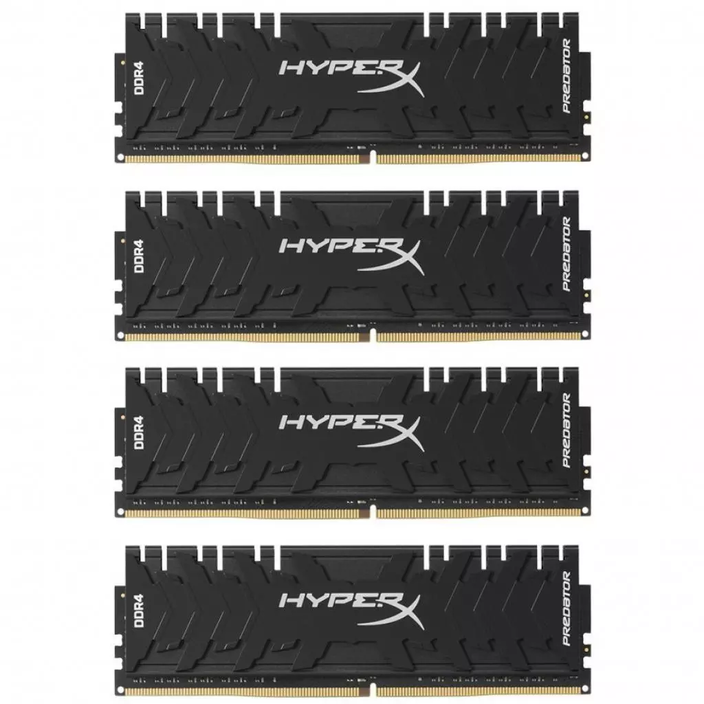 Модуль памяти для компьютера DDR4 16GB (4x4GB) 3000 MHz HyperX Predator Lifetime Kingston Fury (ex.HyperX) (HX430C15PB3K4/16)