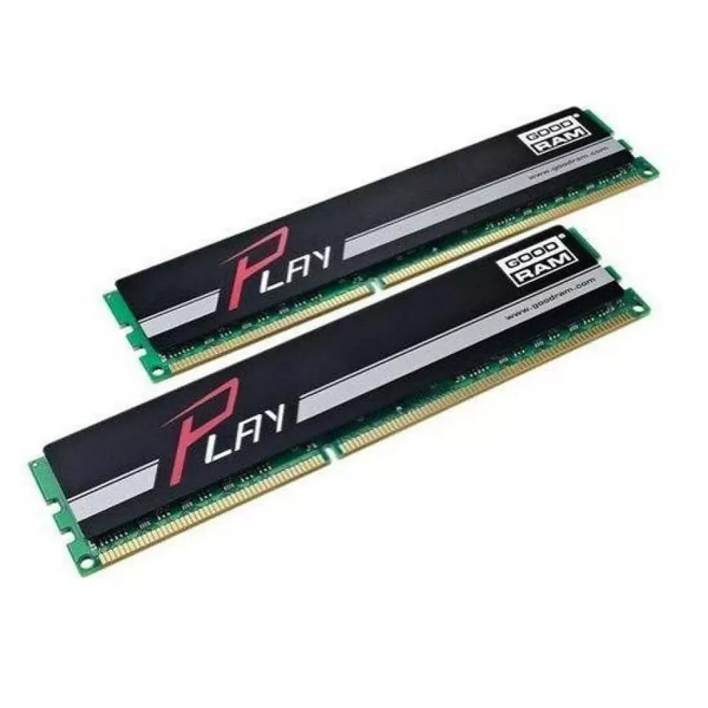 Модуль памяти для компьютера DDR4 16GB (2x8GB) 2133 MHz Play Black Goodram (GY2133D464L15S/16GDC) - 1 Модуль памяти для компьютера DDR4 16GB (2x8GB) 2133 MHz Play Black Goodram (GY2133D464L15S/16GDC) - 1