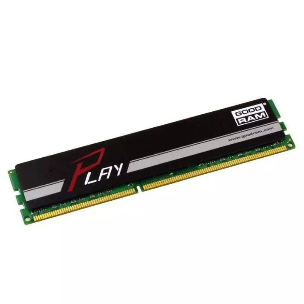 Модуль памяти для компьютера DDR4 4GB 2400 MHz Play Black Goodram (GY2400D464L15S/4GR) - 1 Модуль памяти для компьютера DDR4 4GB 2400 MHz Play Black Goodram (GY2400D464L15S/4GR) - 1