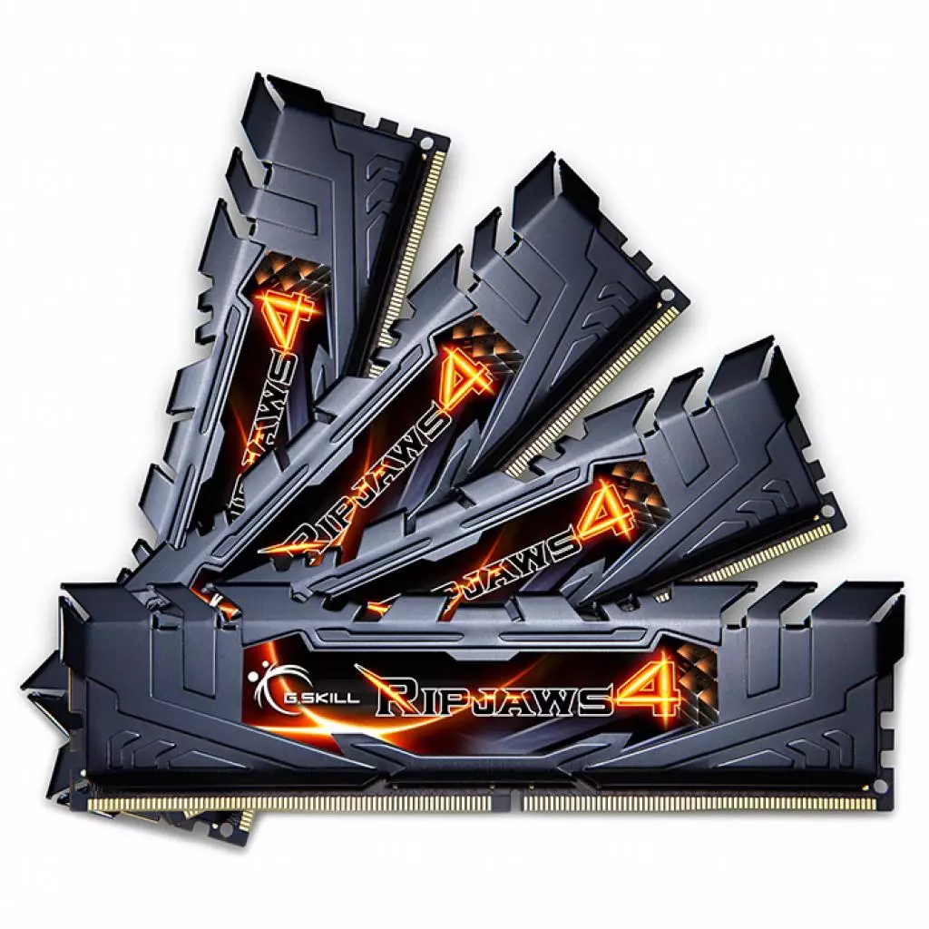 Модуль памяти для компьютера DDR4 32GB (4x8GB) 2800 MHz Ripjaws 4 G.Skill (F4-2800C16Q-32GRK) - 1 Модуль памяти для компьютера DDR4 32GB (4x8GB) 2800 MHz Ripjaws 4 G.Skill (F4-2800C16Q-32GRK) - 1