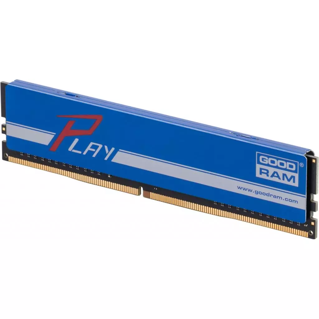 Модуль памяти для компьютера DDR4 16GB (2x8GB) 2400 MHz PLAY Blue Goodram (GYB2400D464L15S/16GDC) - 4 Модуль памяти для компьютера DDR4 16GB (2x8GB) 2400 MHz PLAY Blue Goodram (GYB2400D464L15S/16GDC) - 4