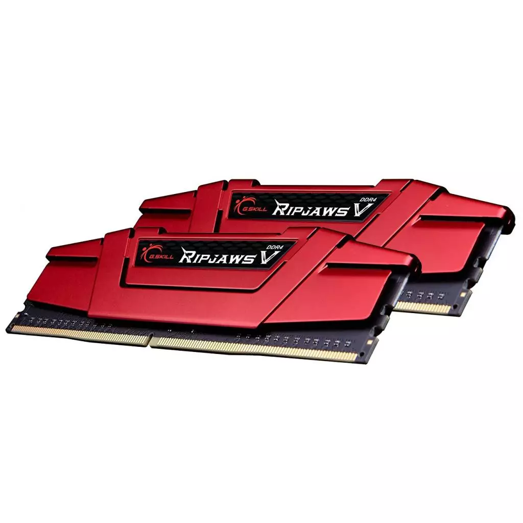 Модуль памяти для компьютера DDR4 16GB (2x8GB) 2133 MHz RipjawsV G.Skill (F4-2133C15D-16GVR) - 1 Модуль памяти для компьютера DDR4 16GB (2x8GB) 2133 MHz RipjawsV G.Skill (F4-2133C15D-16GVR) - 1