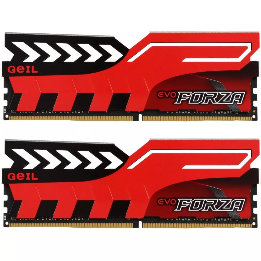 Модуль памяти для компьютера DDR4 16GB (2x8GB) 3000 MHz FORZA Geil (GFR416GB3000C15ADC)