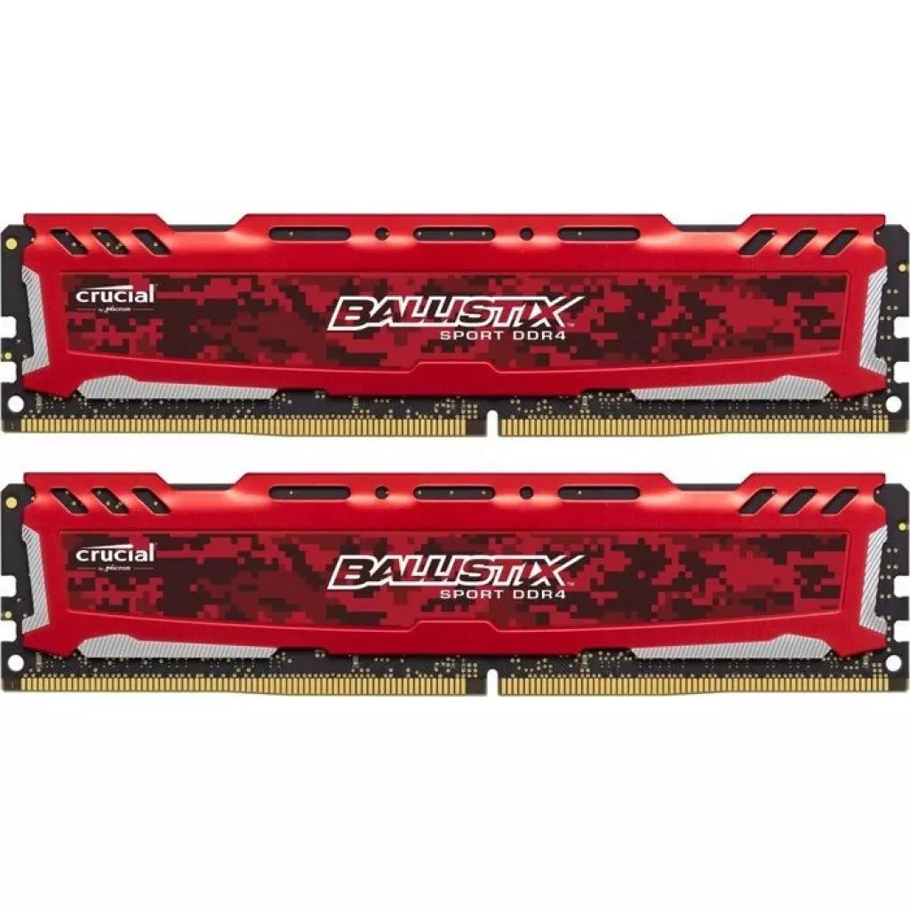 Модуль памяти для компьютера DDR4 16GB (2x8GB) 2400 MHz Ballistix Sport LT Micron (BLS2C8G4D240FSE)
