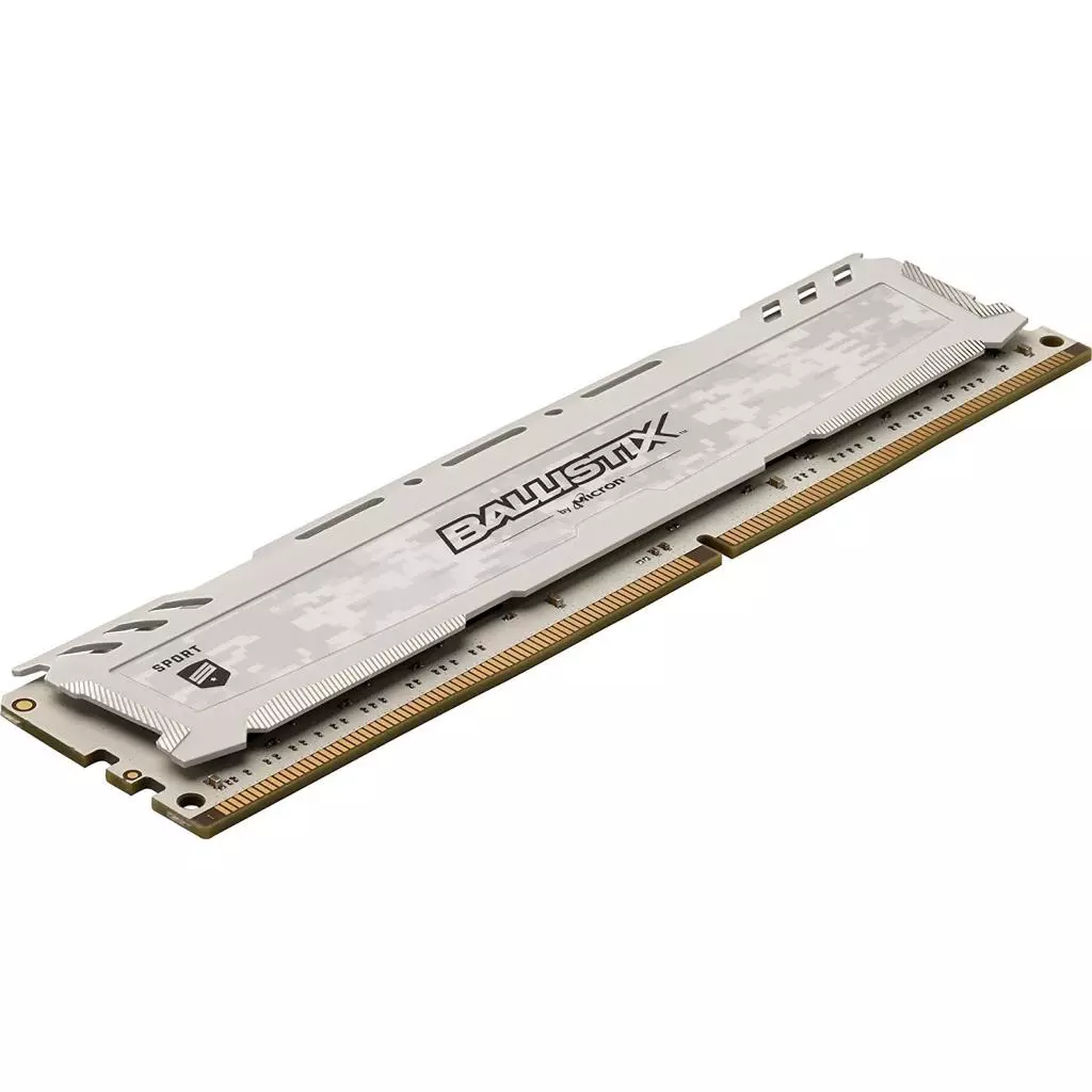Модуль памяти для компьютера DDR4 8GB 2400 MHz Ballistix Sport LT White Micron (BLS8G4D240FSCK) - 1