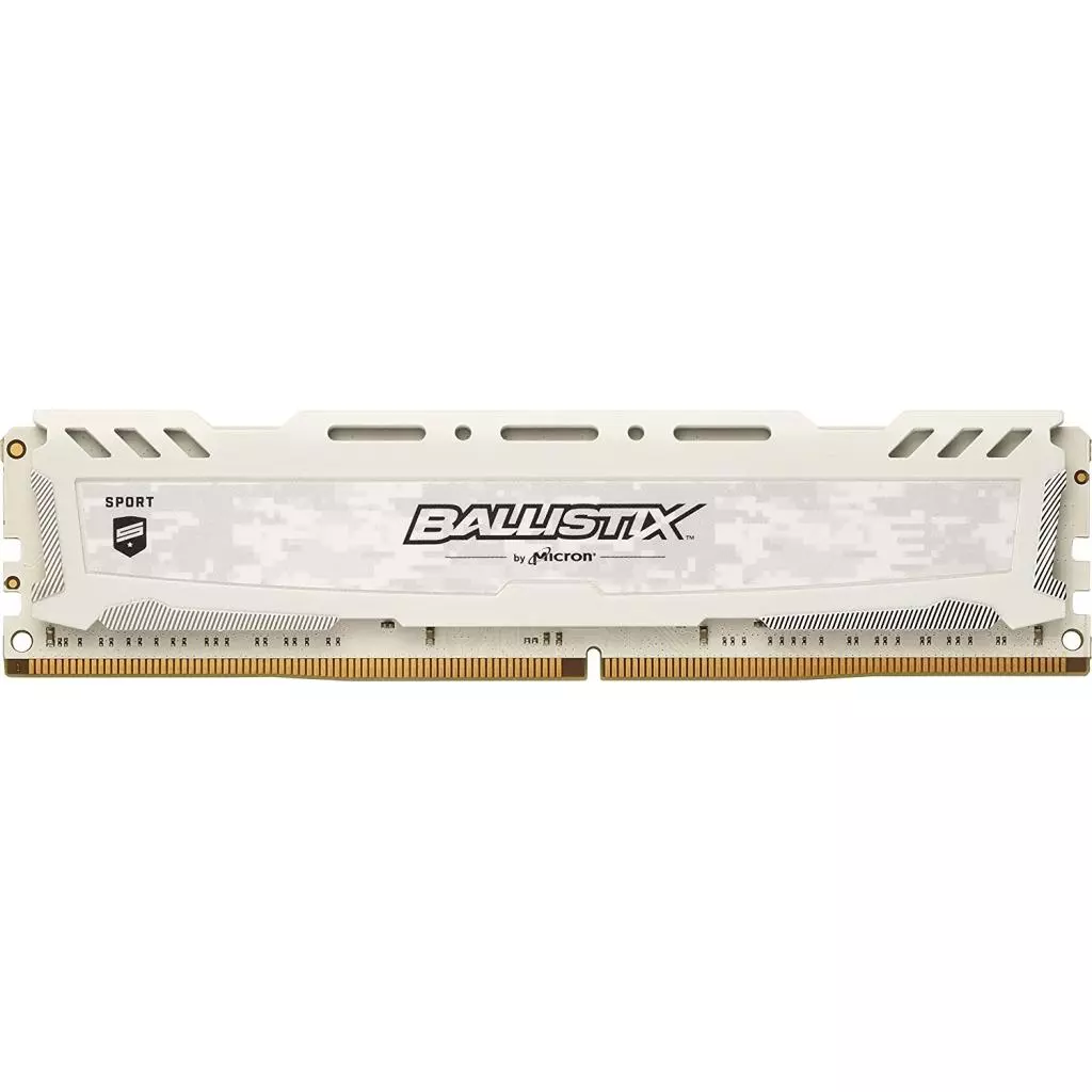 Модуль памяти для компьютера DDR4 8GB 2400 MHz Ballistix Sport LT White Micron (BLS8G4D240FSCK)