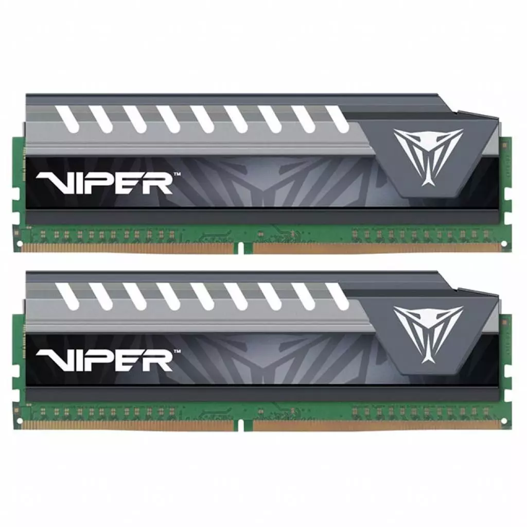 Модуль памяти для компьютера DDR4 16GB (2x8GB) 2133 MHz Viper Elite Patriot (PVE416G213C4KGY)