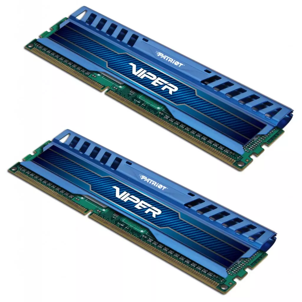 Модуль памяти для компьютера DDR3 8GB (2x4GB) 1600 MHz Viper 3 Patriot (PV38G160C9KBL) - 1 Модуль памяти для компьютера DDR3 8GB (2x4GB) 1600 MHz Viper 3 Patriot (PV38G160C9KBL) - 1