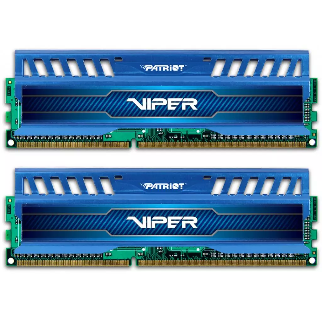 Модуль памяти для компьютера DDR3 8GB (2x4GB) 1600 MHz Viper 3 Patriot (PV38G160C9KBL)