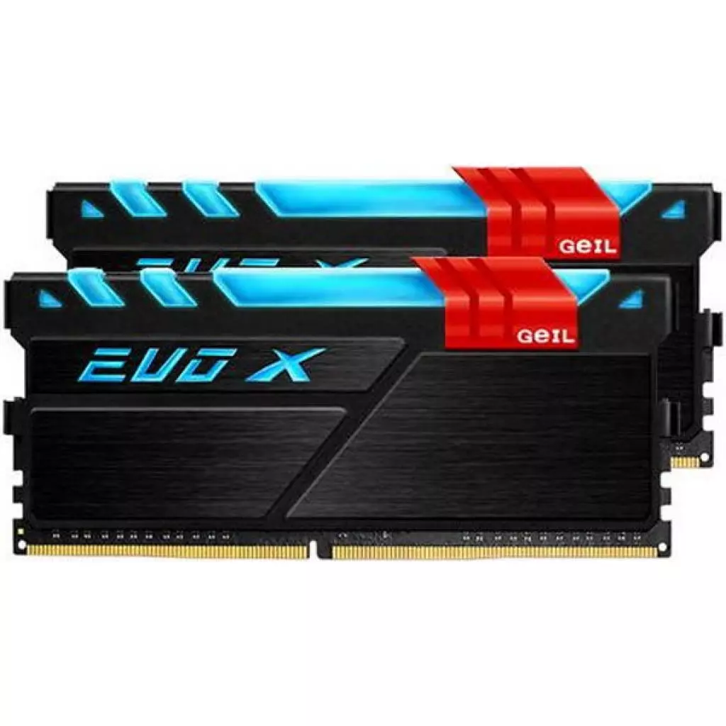 Модуль памяти для компьютера DDR4 16GB (2x8GB) 3000 MHz EVO X Geil (GEX416GB3000C15ADC) - 1