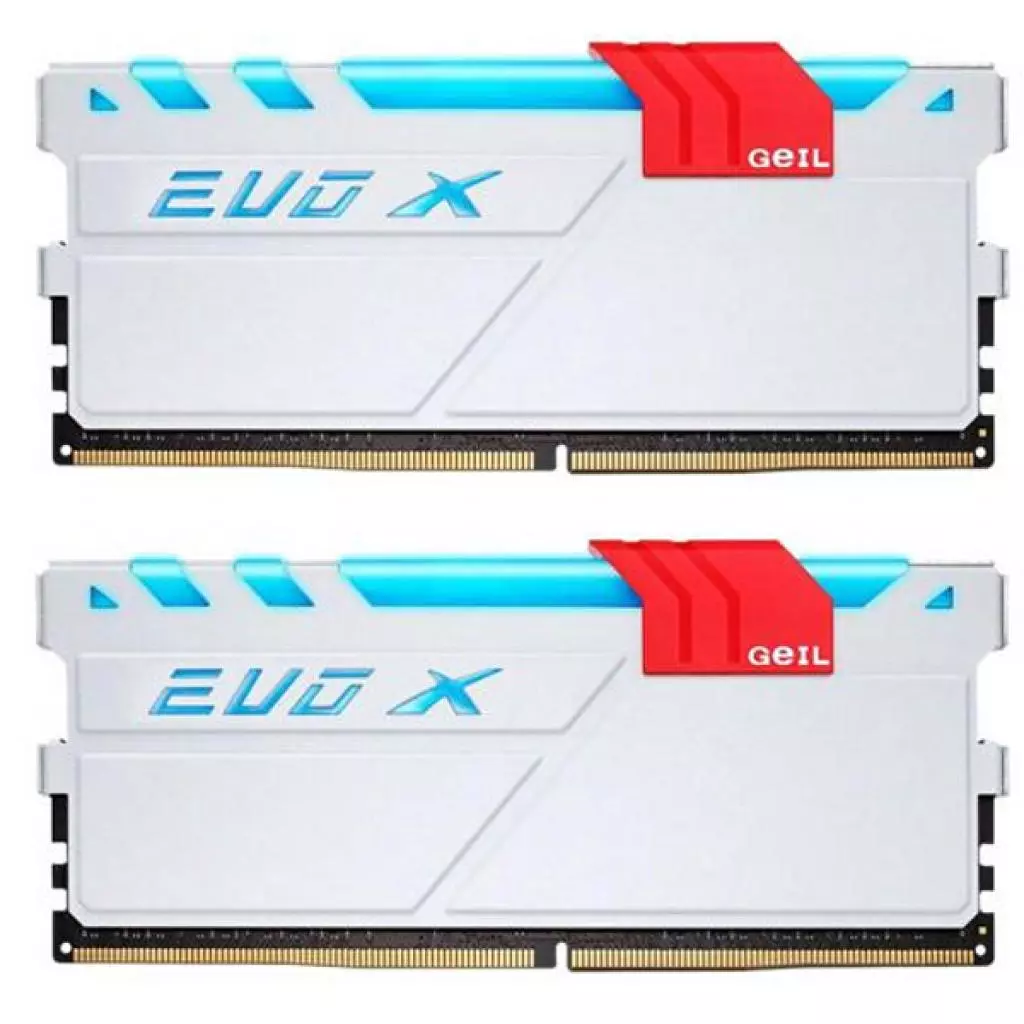 Модуль памяти для компьютера DDR4 16GB (2x8GB) 2400 MHz EVO X Geil (GEXW416GB2400C15DC)