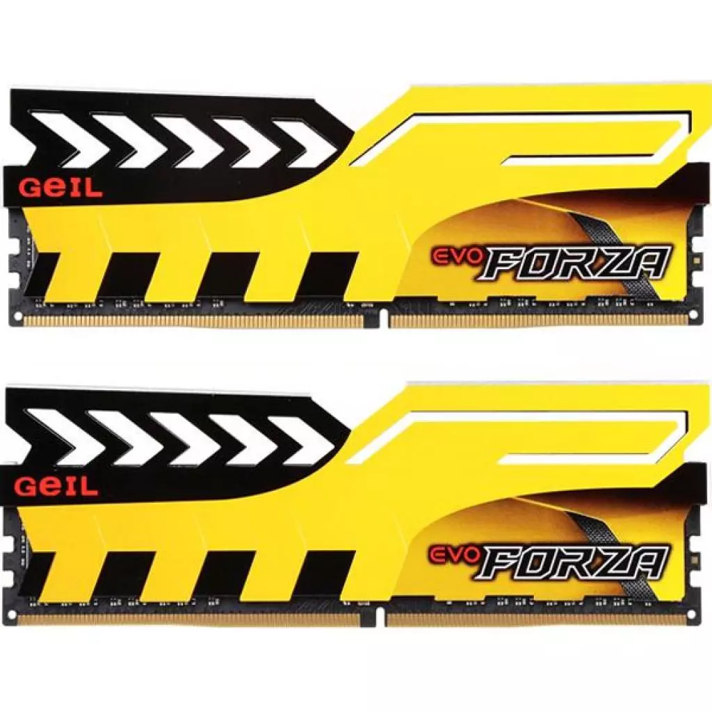 Модуль памяти для компьютера DDR4 16GB (2x8GB) 2400 MHz FORZA Geil (GFY416GB2400C15DC)