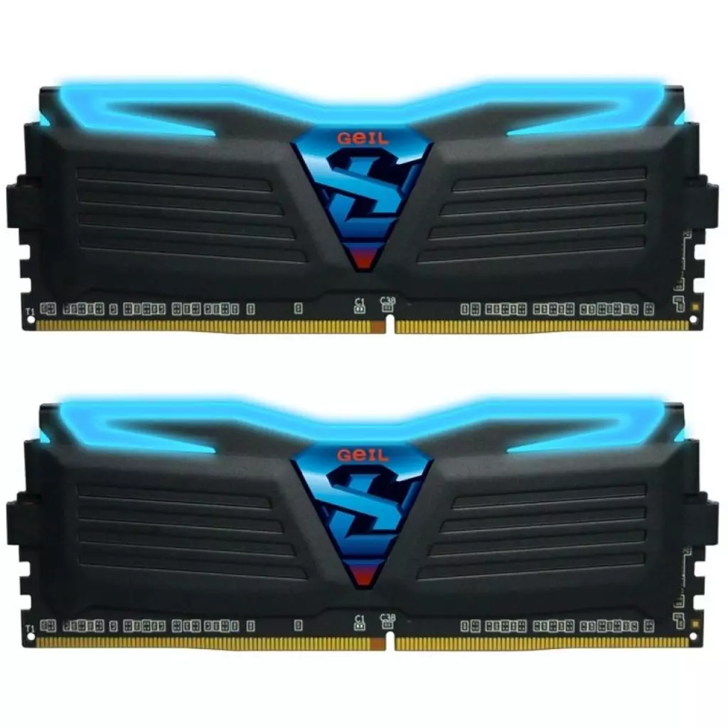 Модуль памяти для компьютера DDR4 8GB (2x4GB) 2400 MHz Super Luce Geil (GLB48GB2400C16DC)
