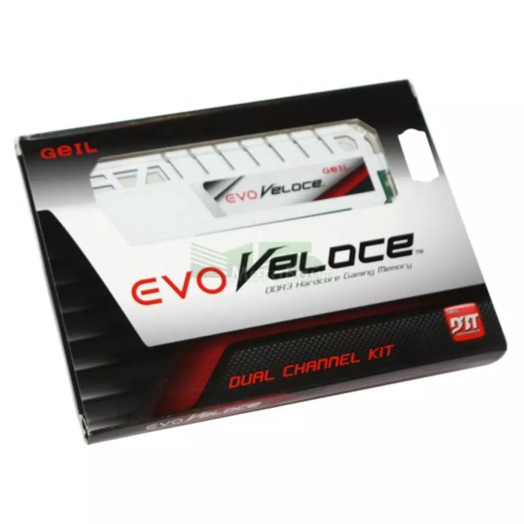 Модуль памяти для компьютера DDR3 8GB (2x4GB) 1600 MHz EVO Veloce Frost White Geil (GEW38GB1600C11DC) - 2 Модуль памяти для компьютера DDR3 8GB (2x4GB) 1600 MHz EVO Veloce Frost White Geil (GEW38GB1600C11DC) - 2