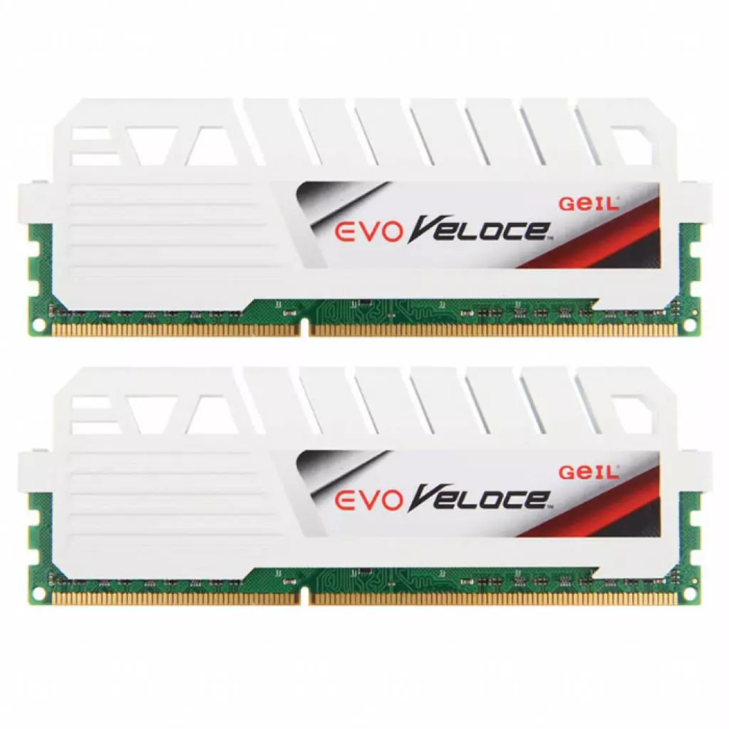 Модуль памяти для компьютера DDR3 8GB (2x4GB) 1600 MHz EVO Veloce Frost White Geil (GEW38GB1600C11DC)