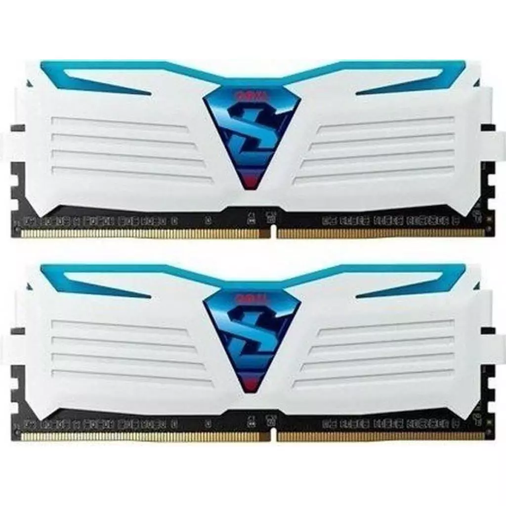 Модуль памяти для компьютера DDR4 16GB (2x8GB) 2400 MHz Super Luce White Geil (GLWB416GB2400C16DC)
