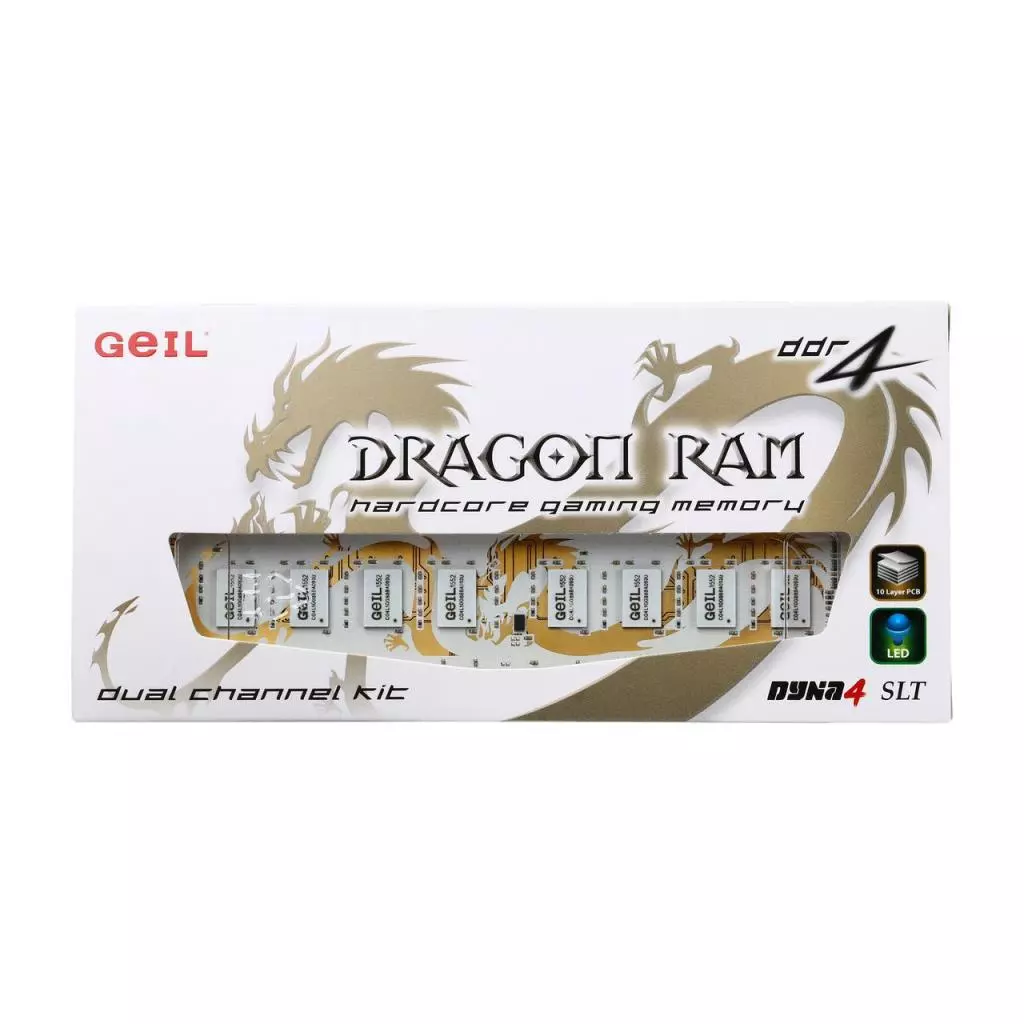 Модуль памяти для компьютера DDR4 16GB (2x8GB) 2133 MHz Dragon Ram Geil (GWB416GB2133C15DC) - 2 Модуль памяти для компьютера DDR4 16GB (2x8GB) 2133 MHz Dragon Ram Geil (GWB416GB2133C15DC) - 2