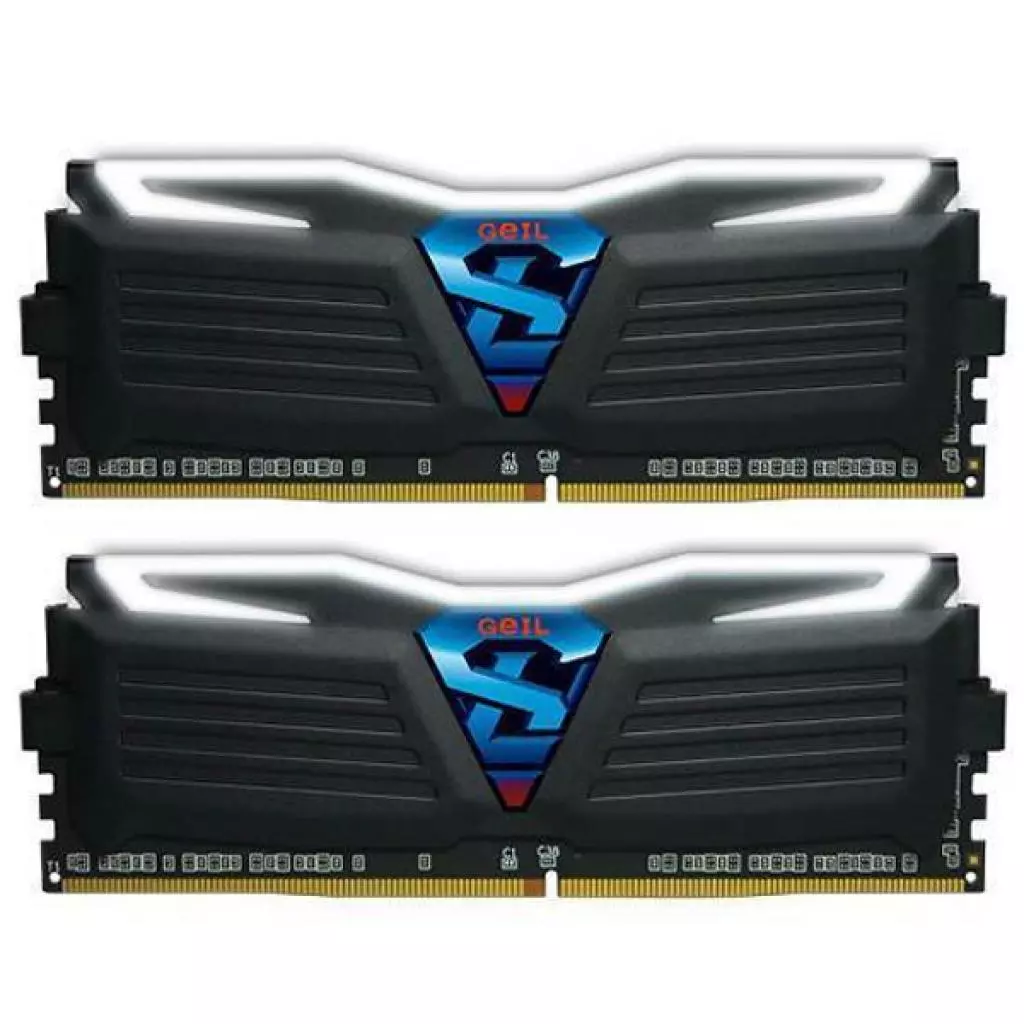 Модуль памяти для компьютера DDR4 16GB (2x8GB) 3000 MHz Super Luce Black Geil (GLW416GB3000C15ADC)