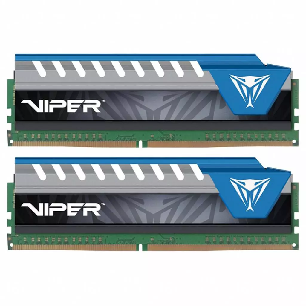 Модуль памяти для компьютера DDR4 32GB (2x16GB) 2666 MHz Viper Blue Patriot (PVE432G266C6KBL)