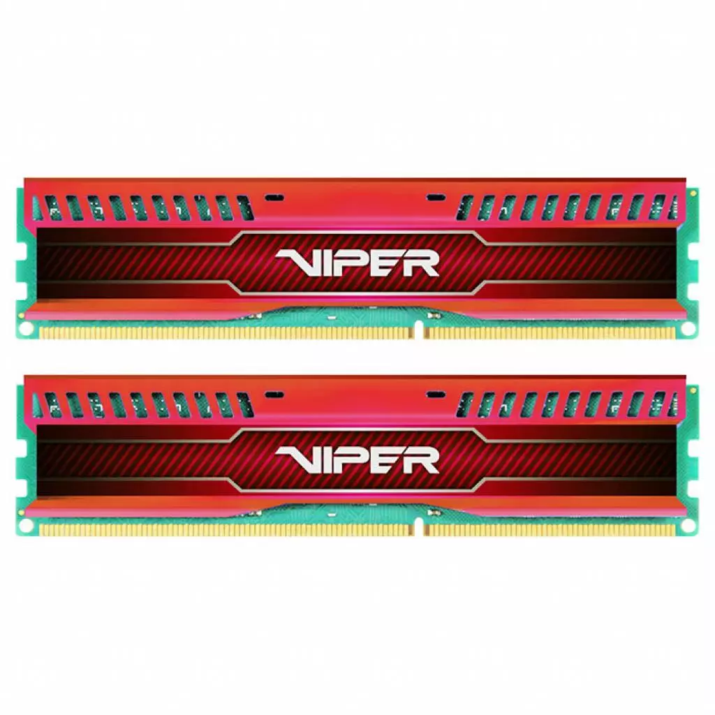 Модуль памяти для компьютера DDR3 8GB (2x4GB) 1600 MHz Viper 3 LP Red Patriot (PVL38G160C9KR)