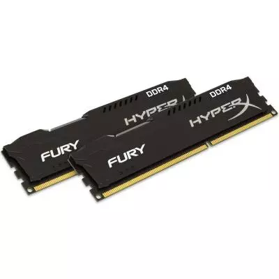 Модуль памяти для компьютера DDR4 16GB (2x8GB) 2666 MHz HyperX FURY Black Kingston Fury (ex.HyperX) (HX426C16FB2K2/16) - 1 Модуль памяти для компьютера DDR4 16GB (2x8GB) 2666 MHz HyperX FURY Black Kingston Fury (ex.HyperX) (HX426C16FB2K2/16) - 1