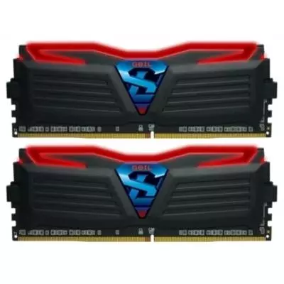 Модуль памяти для компьютера DDR4 16GB (2x8GB) 2400 MHz Super Luce Red Geil (GLR416GB2400C15DC)
